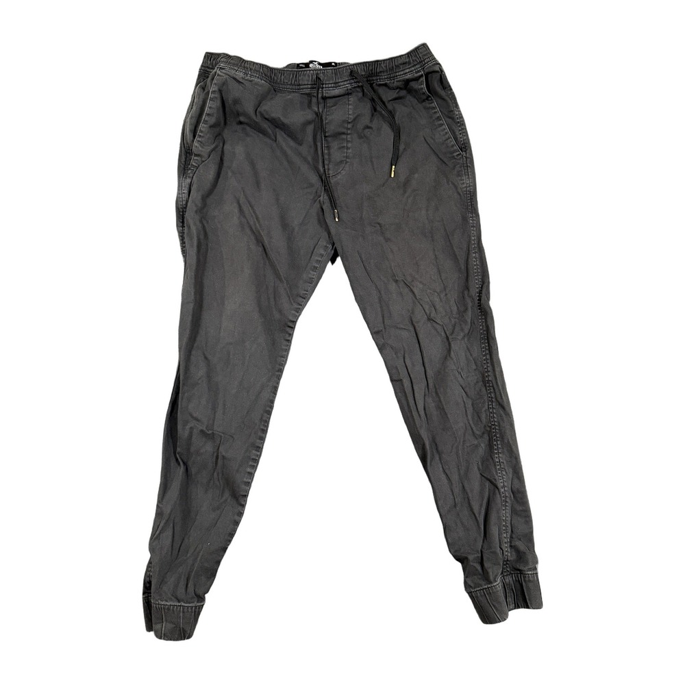 Hollister Mens XL Skinny Jogger Pants Faded Black Advanced Stretch Chino